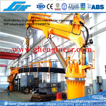 8t 12t Telescopic Knuckle Boom Ship Crane